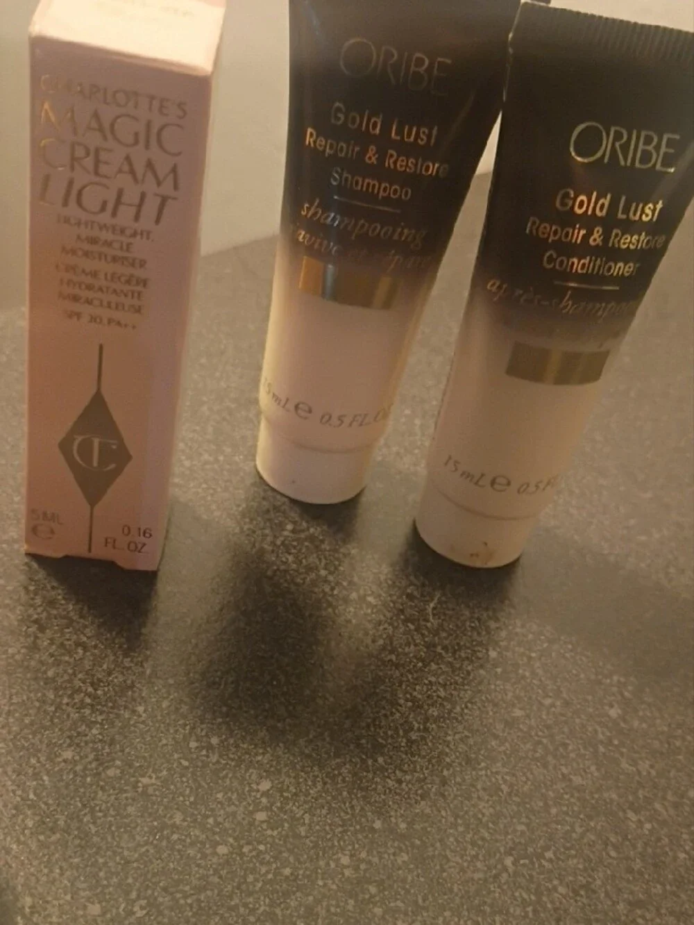 Luxury Mini Set. Oribe. Rare Beauty. Laura Mercier Olaplex